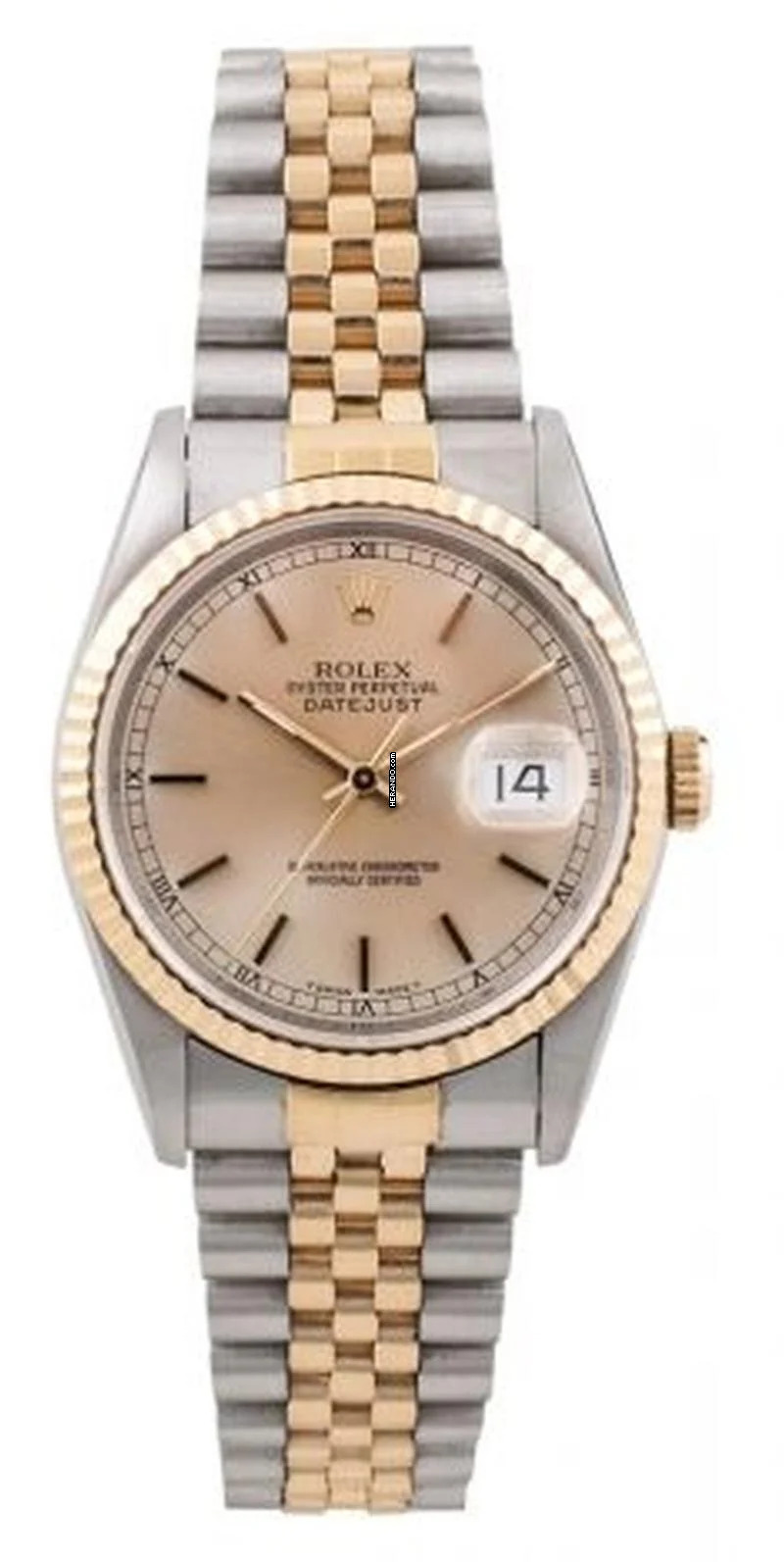 Rolex Datejust 36 Bicolor Jubilee Bracelet - With Papers - 24 Months Warranty 16233 1998