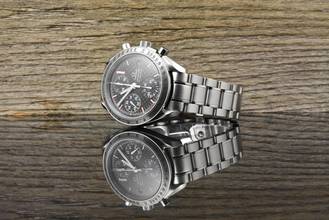 Thumbnail von Omega Speedmaster Racing Date 39 Limited Michael Schumacher 3519.50 Carbon Dial Full Set