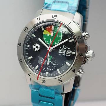  Sinn 303 Fußball Football Chronograph 303 Limited Edition NOS Full Set NOS +Full Set 