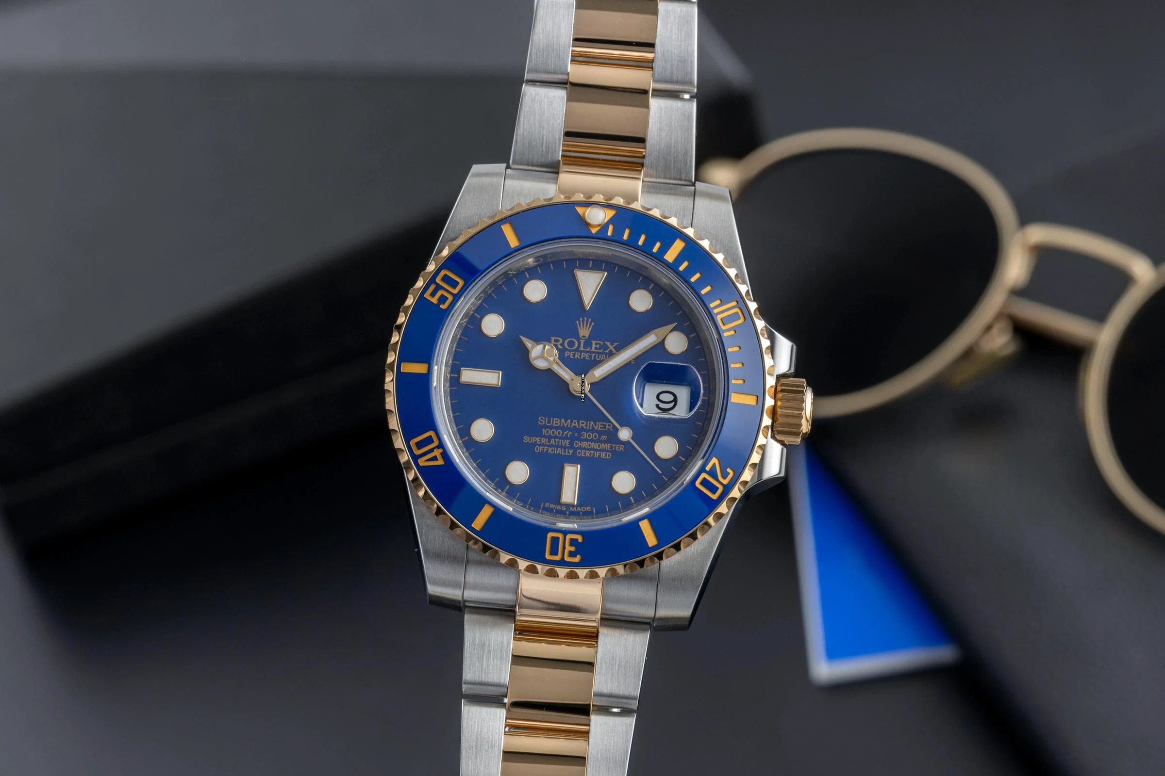 Rolex Submariner Date Stahl / Gold Oyster Perpetual Ref. 116613LB B&P 2012