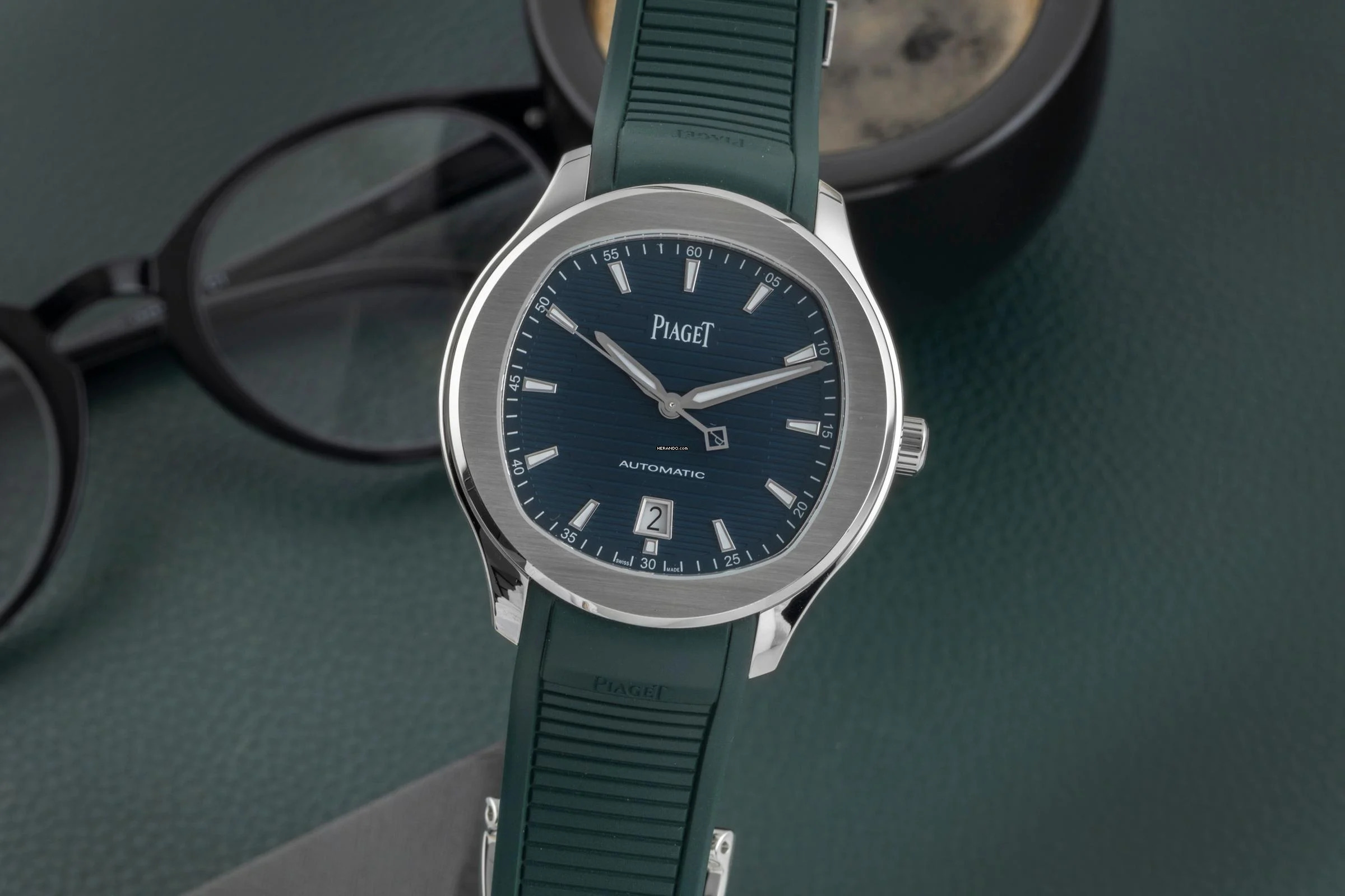 Piaget Polo Field Edelstahl Automatik Herrenuhr Ref. G0A48022 P11268 B&P 2023