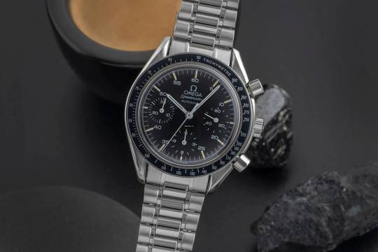  Omega Speedmaster Reduced Chronograph Stahl Automatik Ref. 3510.50.00 Box 