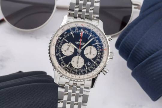  Breitling Navitimer 1 B01 Chronograph Automatik Herrenuhr AB0121211B1A1 