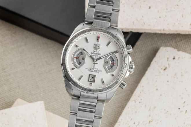  TAG Heuer Grand Carrera Chronograph Automatik Stahl Ref. CAV511B 