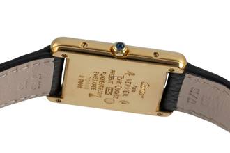 Thumbnail von Cartier Tank Vermeil must Tank GM Vermeil Ivory Dial Silber Herrenuhr Medium Ref. 681006