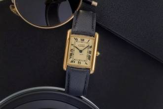 Thumbnail von Cartier Tank Vermeil must Tank GM Vermeil Ivory Dial Silber Herrenuhr Medium Ref. 681006