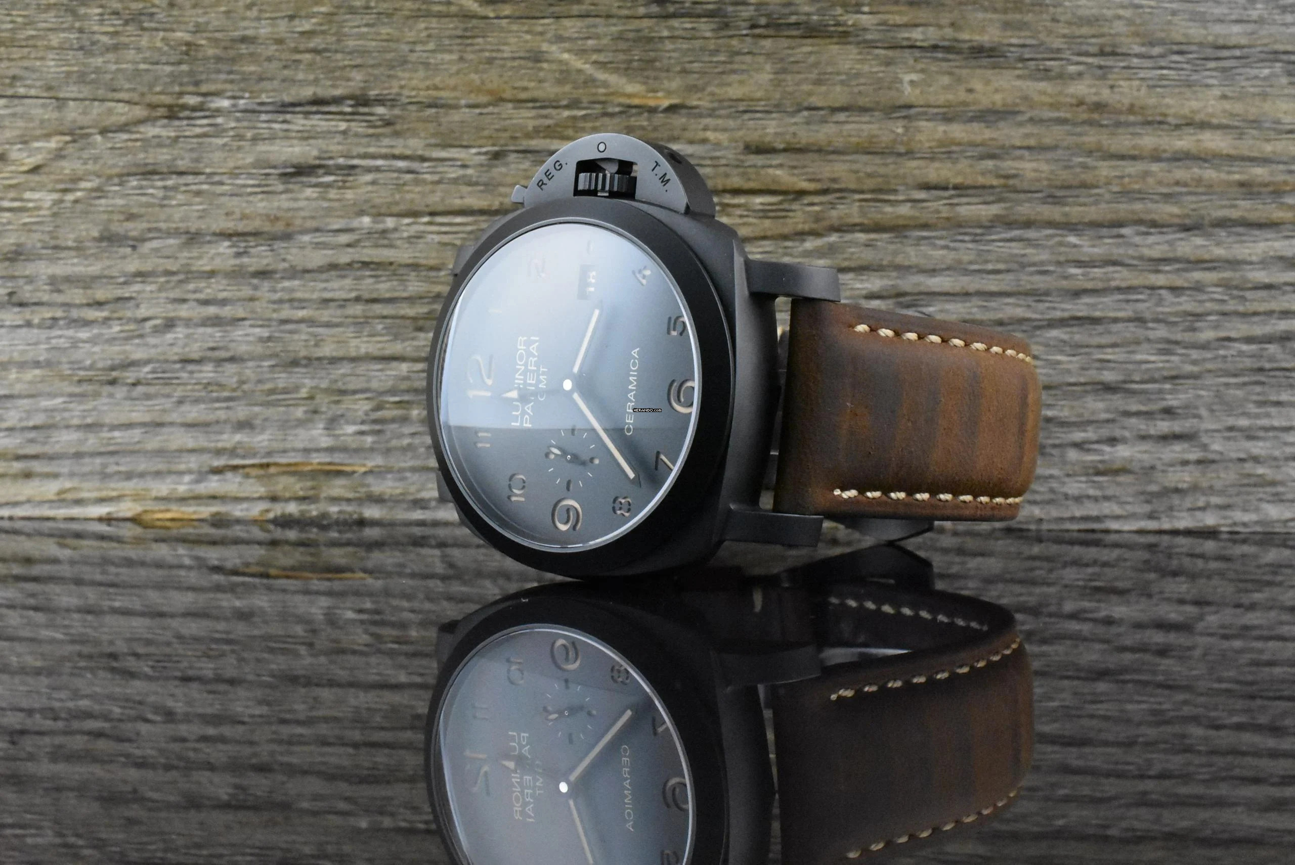 Panerai Luminor 1950 3 Days GMT Automatic Ceramica Automatic B&P