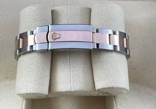 Thumbnail von Rolex Lady-Datejust 26 Steel/Rosegold with Papers y.2010 Top Condition Silver Roman Dial