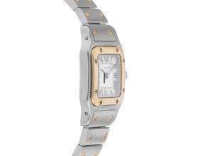 Thumbnail von Cartier Santos Galbée Lady PM Ref.1567 1996 original Box wie Neu Vintage