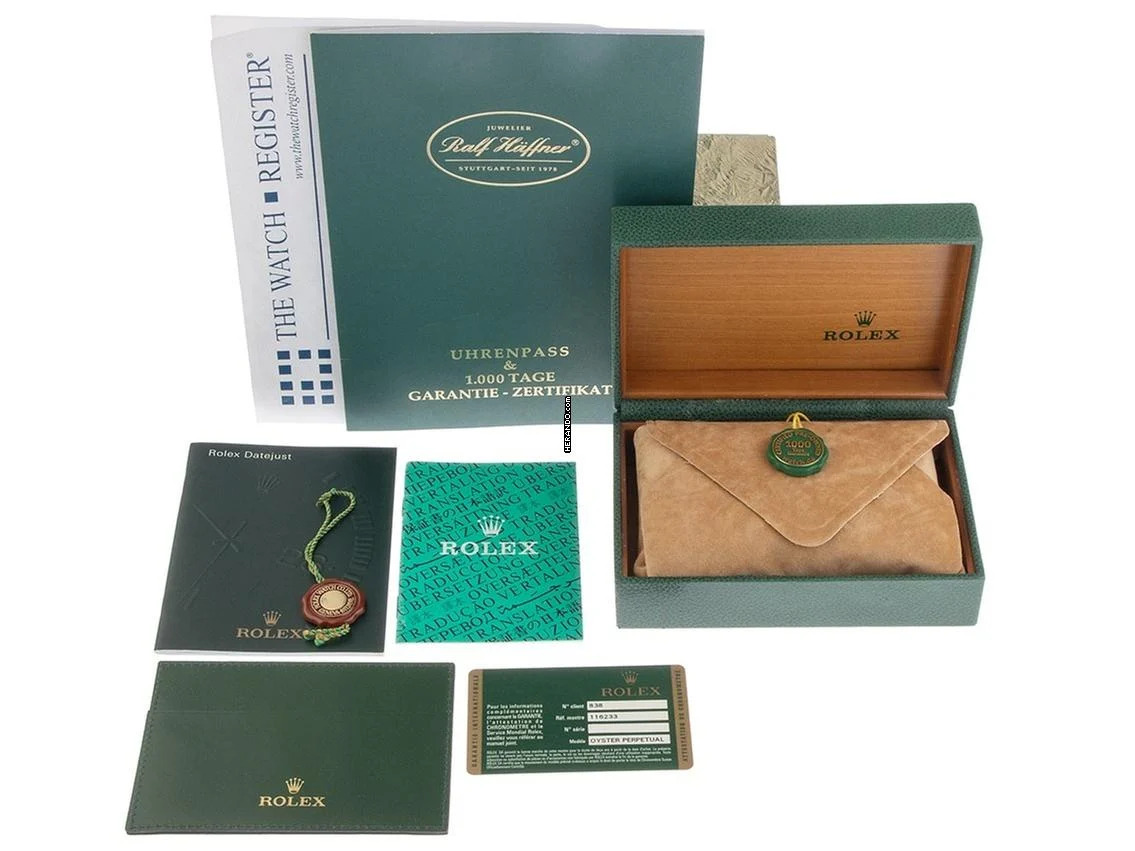 Rolex Datejust 36 Ref.116233 2008 Full Set sehr gut Vintage