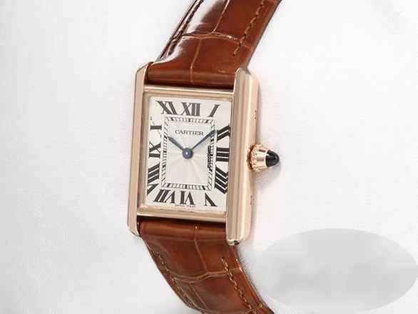  Cartier Tank Louis Cartier Kleines Modell Rosegold 750 2018 Wgta0010 Handaufzug 18kt Rose Gold 