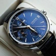 Thumbnail von Union Glashütte Belisar Chronograph Mondphase Blau NEW FULL SET