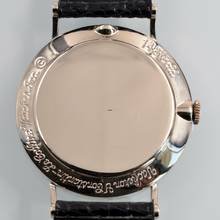 Thumbnail von Jaeger-LeCoultre Mysterious by Vacheron Constantin Factory baguette diamonds black dial white gold 14KT