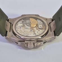 Thumbnail von Patek Philippe Nautilus Moonphase Power Reserve Ouro Branco 40mm Automático Completo