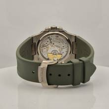 Thumbnail von Patek Philippe Nautilus Moonphase Power Reserve Ouro Branco 40mm Automático Completo