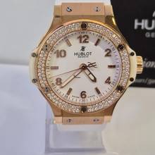 Thumbnail von Hublot Big Bang 38 mm Alpine Ouro Rosé & Diamonds 38mm Quartz Completo