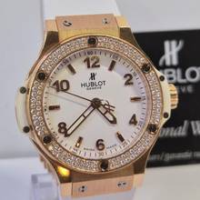 Thumbnail von Hublot Big Bang 38 mm Alpine Ouro Rosé & Diamonds 38mm Quartz Completo