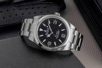 Thumbnail von Rolex Explorer 39 Oyster Perpetual Edelstahl Automatik Ref. 214270 B&P 2014