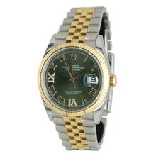 Thumbnail von Rolex Datejust 36 Ref.126233 Green Roman Diamond Dial 2025