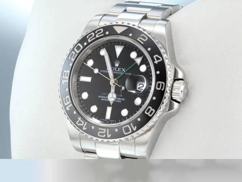  Rolex GMT-Master II 116710ln 2012 Edelstahl Automatik Stahl Zweite Zeitzone Stainless Steel Oyster-band Chronometer Black Dial 