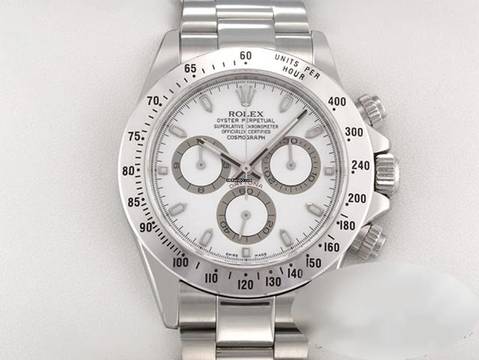  Rolex Daytona 116520 Edelstahl 2013 Chronograph Automatik Stahl Chrono Stainless Steel Oyster-band Chronometer White Dial 