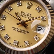 Thumbnail von Rolex Lady-Datejust 26 Steel Gold Jubilee Champagne Diamond Dial