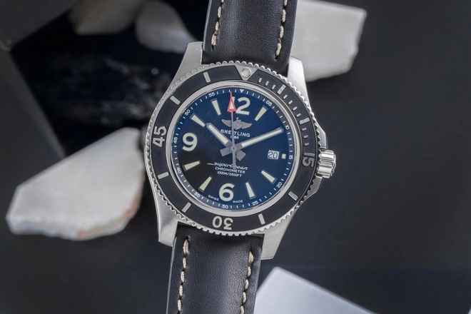 Breitling Superocean 44 Stahl Automatik Herrenuhr Ref. A17367 Klassiker 