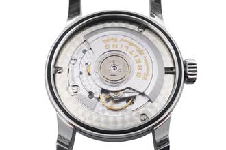 Thumbnail von Breitling Transocean 38 Edelstahl Automatik Herrenuhr Ref. A1631012/G781 B&P