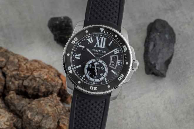  Cartier Calibre de Cartier Diver Automatik Edelstahl Ref. WSCA0012 3729 