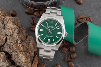 Thumbnail von Rolex Oyster Perpetual 41 Green Dial Stahl Automatik Ref: 124300 B&P 2024