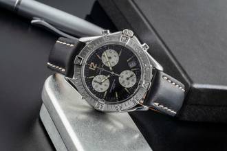 Thumbnail von Breitling Colt Chronograph Black Dial Edelstahl Herrenuhr Ref. A53035 Klassiker