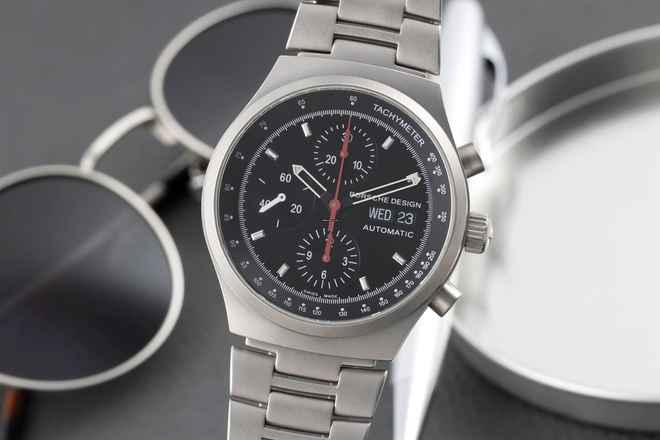  Porsche Design by Eterna Day-Date Chronograph Automatik Titan Ref. 674.6625.10 
