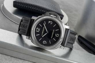 Thumbnail von Panerai Luminor Base Handaufzug Edelstahl Herrenuhr Ref. PAM00112