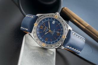 Thumbnail von Breitling Antares GMT Stahl / Gold Automatik Herrenuhr Ref. B32047.1 Klassiker