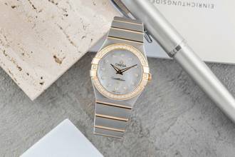 Thumbnail von Omega Constellation Quartz Stahl / Gold Quarz MOP Ref. 123.25.27.60.55.003 895.1011