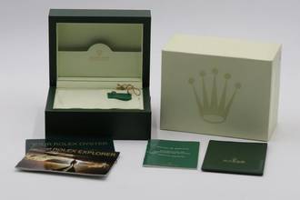 Thumbnail von Rolex Explorer 36 Black Dial Oyster Stahl Automatik Ref. 114270 K-Serie Box