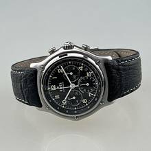 Thumbnail von Ebel Le Modulor 1911 Chronograph Automatik Edelstahl Lederarmband mit Faltschließe Erstbesitz Full Set - Box Garantiekarte Siegel und s. Papiere