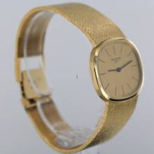 Thumbnail von Patek Philippe Ellipse d'Or VINTAGE//FULL SET//GOLDEN LINEN DIAL//REF.3545/2//18KT # IK2