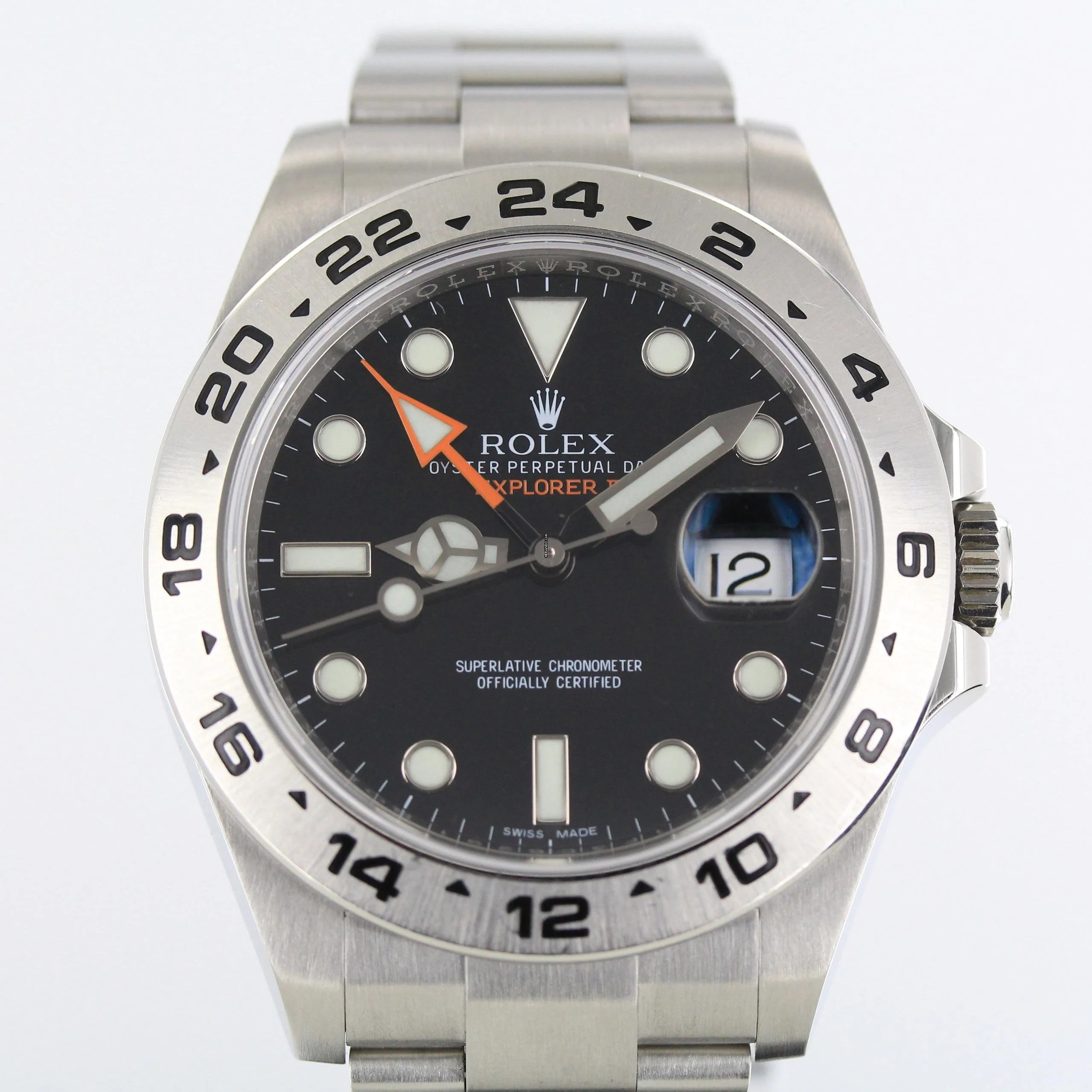 Rolex Explorer II BLACK DIAL//REF. 216570//2017//LC100//FULL SET # 748