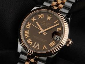 Thumbnail von Rolex Datejust 31 Medium Ref.278271 2021 Full Set Ungetragen Datejust Medium Diamanten Schokobraun