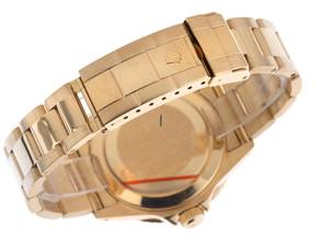 Thumbnail von Rolex Submariner Date Serti 18kt Gelbgold Ref.16618 1988 Full Set Original unpoliert Submariner Serti 18kt Gelbgold Diamanten Saphir