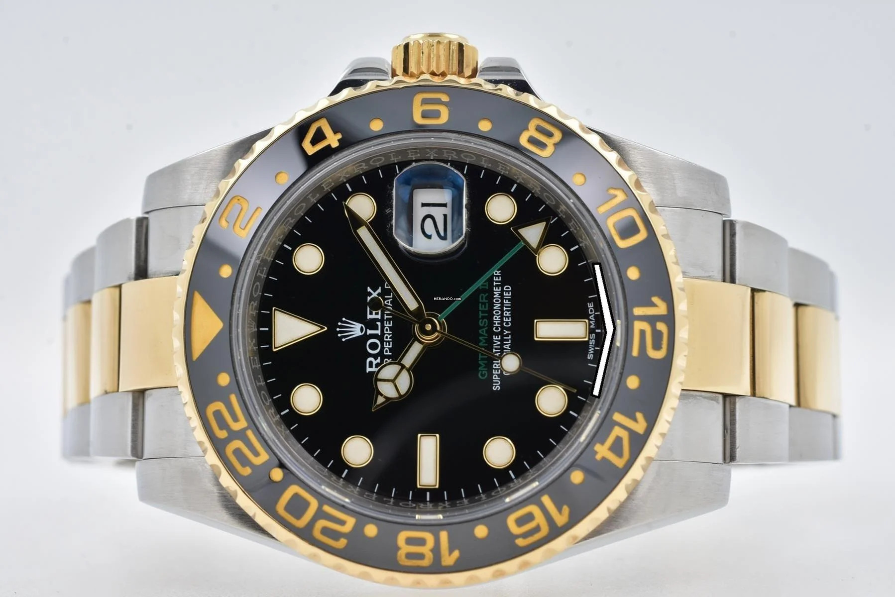 Rolex GMT-Master II 116713LN LC210 2017 Steel Gold