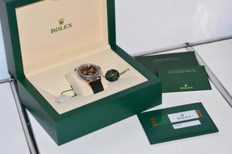 Thumbnail von Rolex Daytona Cosmograph 18k Rose Gold 116515LN Rubber Strap Oysterflex LC100