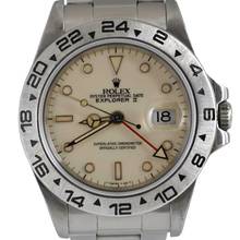 Thumbnail von Rolex Explorer II 16550 cream tritium dial 1985 Full Set