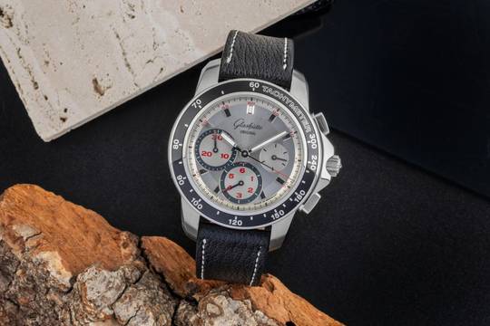  Glashütte Original Sport Evolution Chronograph Stahl Automatik Ref. 39-31-43-03 B&P 2010 