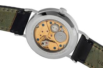Thumbnail von NOMOS Tangente Stahl Handaufzug Herrenuhr Super 30 Sonnengrau B&P 2004