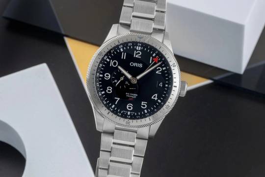  Oris Big Crown ProPilot GMT Timer GMT Automatik Stahl Ref. 01 748 7756 4064 