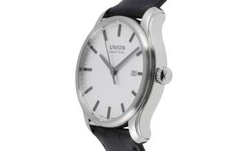 Thumbnail von Union Glashütte Viro Datum Stahl Automatik Herrenuhr Ref. D001.407.A Box