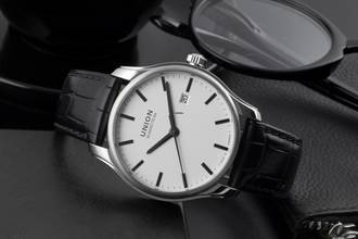 Thumbnail von Union Glashütte Viro Datum Stahl Automatik Herrenuhr Ref. D001.407.A Box