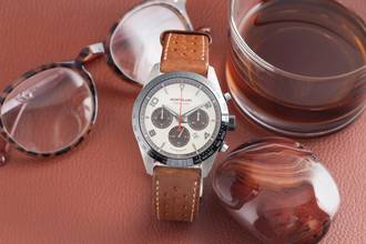 Thumbnail von Montblanc Timewalker Cappucino Panda Dial Chronograph Ref. 118491 Limitiert